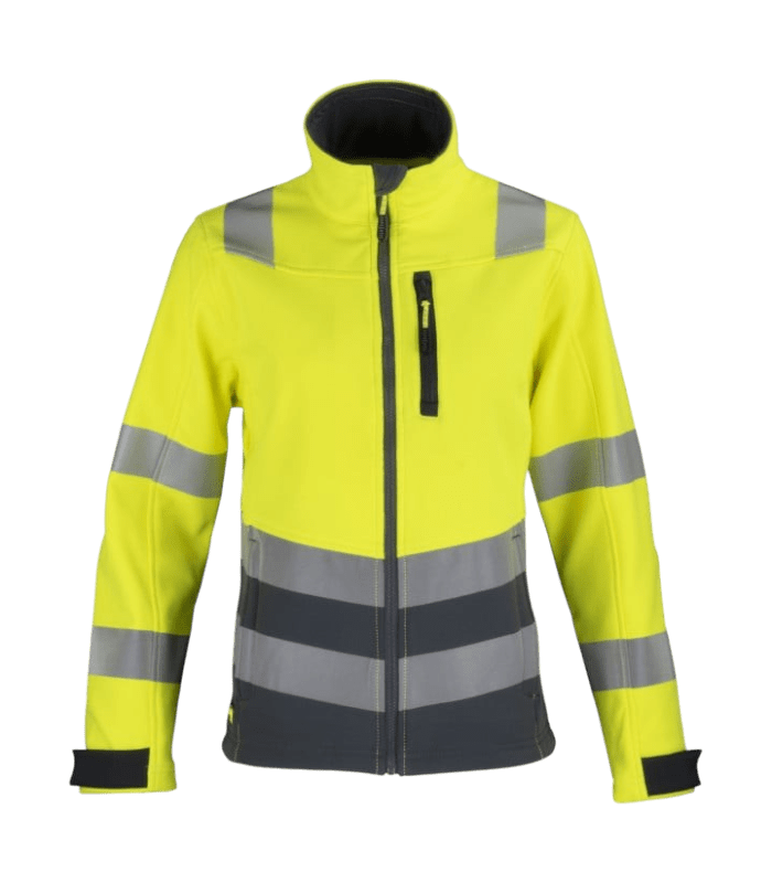 Chaqueta Softshell Hi-Vis Clase 2 Manga Larga&nbsp;Mujer